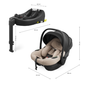 KINDERKRAFT AUTO SEDIŠTE I-LITE SA BAZOM ENDURA SAFE FX BEIGE - Slika 4