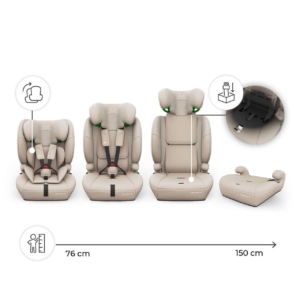 KINDERKRAFT AUTOSEDIŠTE COMFORT UP 2 PLUS I-SIZE BEIGE KINDERKRAFT AUTOSEDIŠTE COMFORT UP 2 PLUS I-SIZE BEIGE - Slika 4