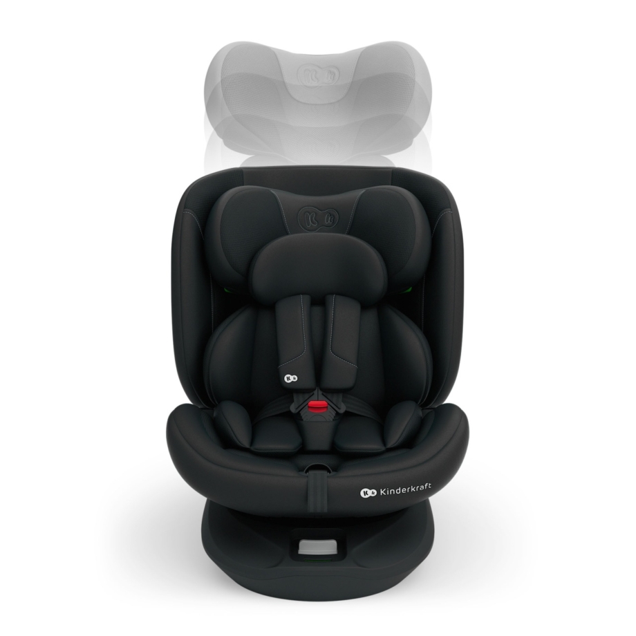 KINDERKRAFT AUTOSEDISTE I-GROW 2 PLUS I-SIZE 40-150 CM BLACK
