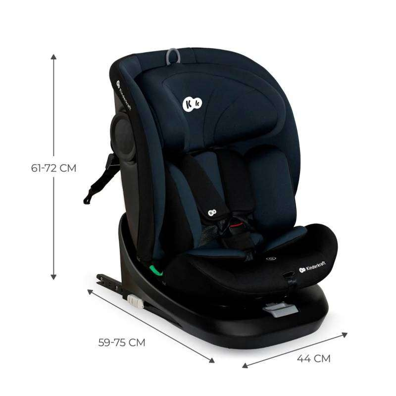 KINDERKRAFT AUTOSEDISTE I-GROW I-SIZE 40-150 CM BLACK KINDERKRAFT AUTOSEDISTE I-GROW I-SIZE 40-150 CM BLACK