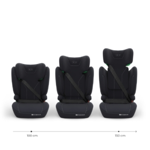 KINDERKRAFT AUTOSEDISTE I-SPARK 2 PLUS I SIZE BLACK