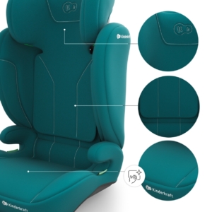 KINDERKRAFT AUTOSEDISTE I-SPARK 2 PLUS I SIZE GREEN KINDERKRAFT AUTOSEDISTE I-SPARK 2 PLUS I SIZE GREEN - Slika 4