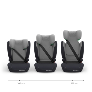 KINDERKRAFT AUTOSEDISTE I-SPARK 2 PLUS I SIZE GREY