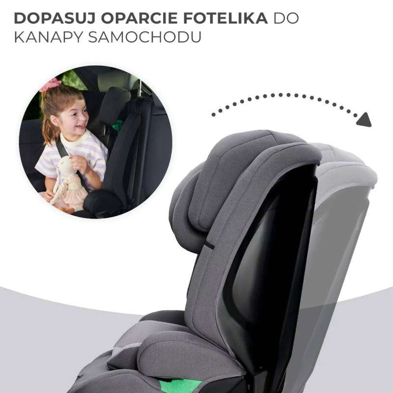 KINDERKRAFT AUTOSEDISTE SAFETY FIX2 I-SIZE 76-150CM GREY
