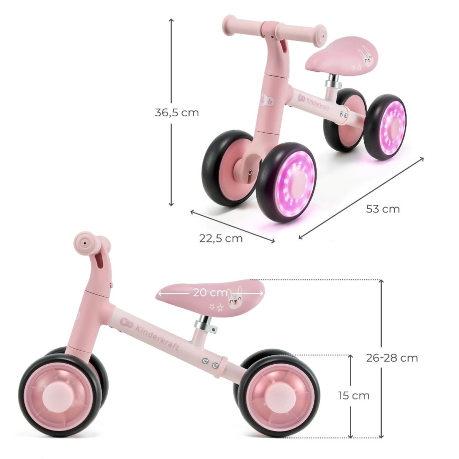 kinderkraft-bicikl-guralica-cutie-flash-pink17057 KINDERKRAFT BICIKL GURALICA CUTIE FLASH PINK