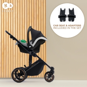 Kinderkraft kolica PRIME 2 3u1 MINK PRO SHADOW GREY - Slika 6