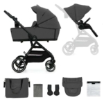 KINDERKRAFT KOLICA YOXI 2u1 MOONLIGHT GREY