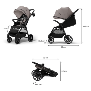 KINDERKRAFT KOLICA ZA BEBE GRANDE 2 BEIGE KINDERKRAFT KOLICA ZA BEBE GRANDE 2 BEIGE - Slika 6
