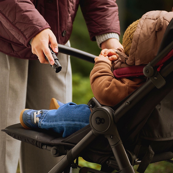 KINDERKRAFT KOLICA ZA BEBE GRANDE 2 BURGUNDY