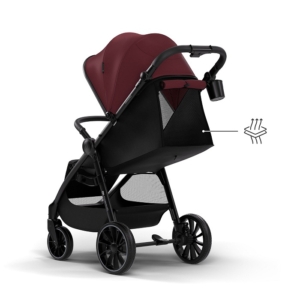 KINDERKRAFT KOLICA ZA BEBE GRANDE 2 BURGUNDY - Slika 5