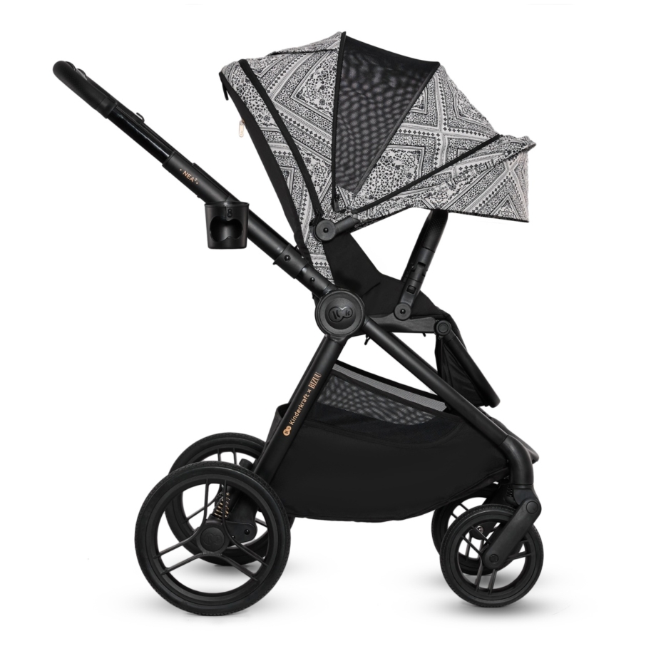 KINDERKRAFT KOLICA ZA BEBE SET 2U1 NEA 2 LUNAR BLACK BIZUU