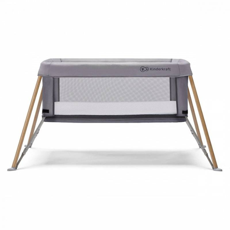 KINDERKRAFT PRENOSIVI KREVETAC MOVI WOOD GREY KINDERKRAFT PRENOSIVI KREVETAC MOVI WOOD GREY