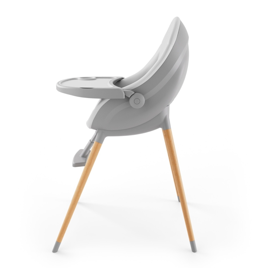 KINDERKRAFT STOLICA ZA HRANJENJE 2U1 FINI UP GREY