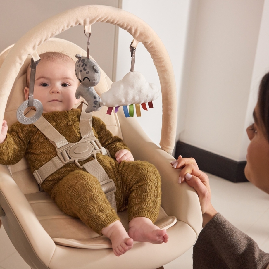 KINDERKRAFT STOLICA ZA HRANJENJE 2U1 FINI UP GREY