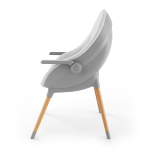 KINDERKRAFT STOLICA ZA HRANJENJE 2U1 FINI UP GREY - Slika 5