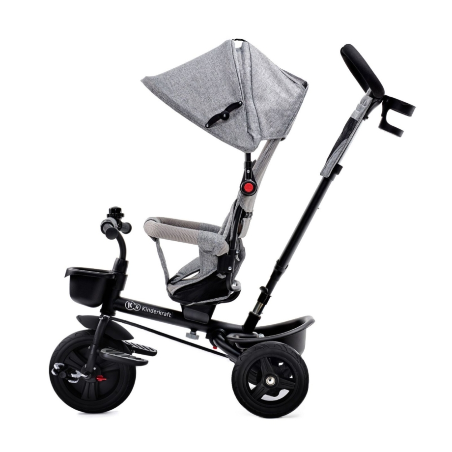KINDERKRAFT TRICIKL AVEO 2U1 LIGHT GREY