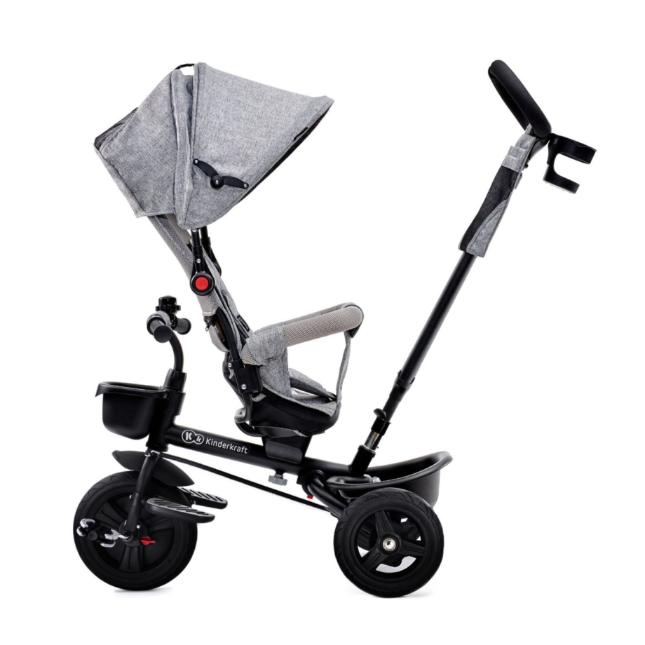 KINDERKRAFT TRICIKL AVEO 2U1 LIGHT GREY