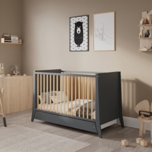LETTINO COSMO KREVETAC 120X60 ANTRACIT PINE + FIOKA