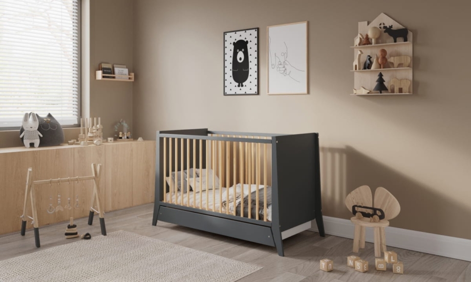 lettino-cosmo-krevetac-120x60-antracit-pine-fioka16668 LETTINO COSMO KREVETAC 120X60 ANTRACIT PINE + FIOKA