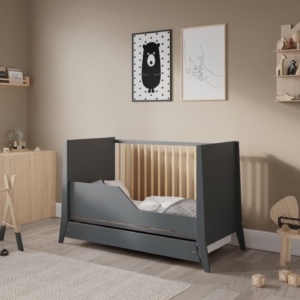 LETTINO COSMO KREVETAC 120X60 ANTRACIT PINE + FIOKA LETTINO COSMO KREVETAC 120X60 ANTRACIT PINE + FIOKA - Slika 3