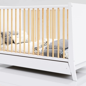 LETTINO COSMO KREVETAC 120X60 WHITE PINE + FIOKA - Slika 2