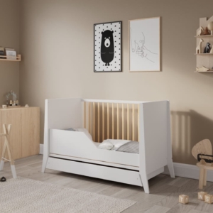 LETTINO COSMO KREVETAC 120X60 WHITE PINE + FIOKA - Slika 3