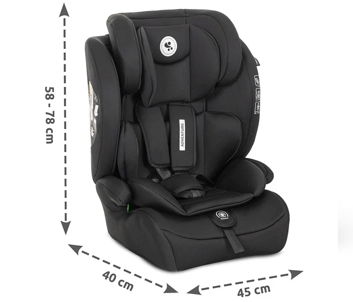 LORELLI AUTO SEDISTE ADVENTURE I-SIZE (76-150cm) - BLACK JASPER (YC13) Auto sedište Lorelli Adventure Black Jasper – pogled sa strane