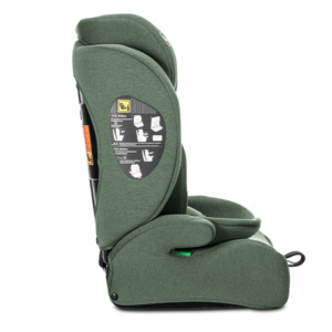 LORELLI AUTO SEDISTE ADVENTURE I-SIZE (76-150cm) - GREEN (YC13) Auto sedište Lorelli Adventure zeleno – pogled sa strane