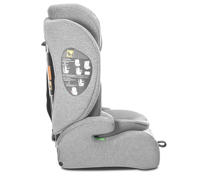 LORELLI AUTO SEDISTE ADVENTURE I-SIZE (76-150cm) - GREY (YC13) Auto sedište Lorelli Adventure sivo – pogled sa strane