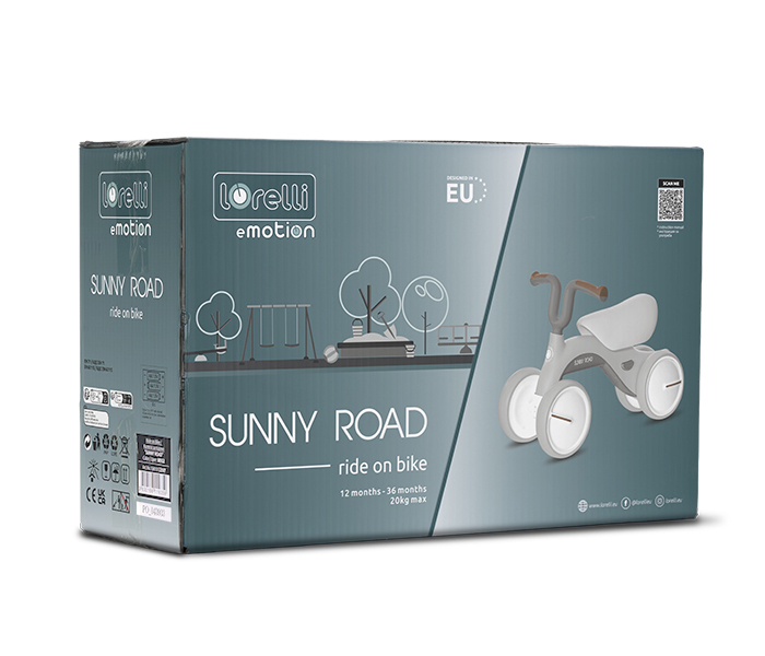 LORELLI GURALICA RIDE-ON BIKE SUNNY ROAD - GREY LORELLI GURALICA RIDE-ON BIKE SUNNY ROAD - GREY