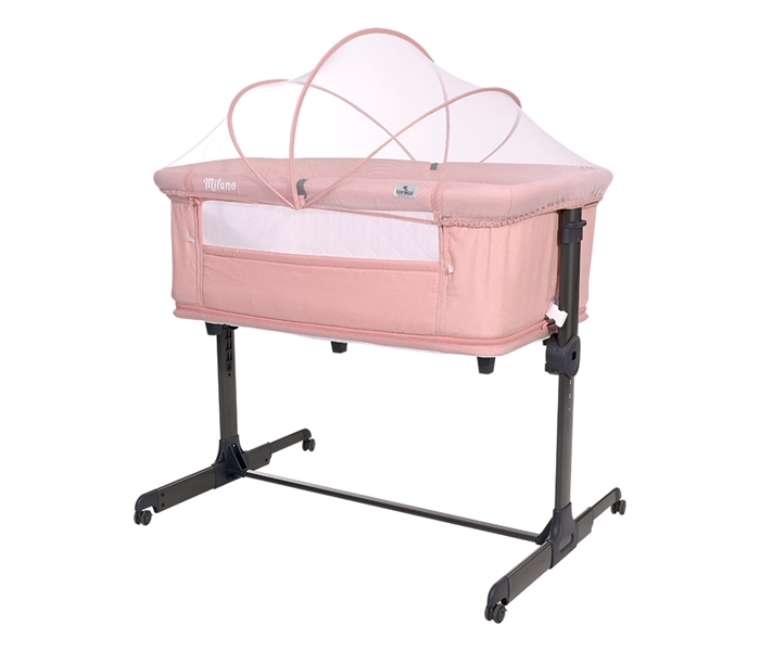 Lorelli Milano 2u1 krevetac pored kreveta roze