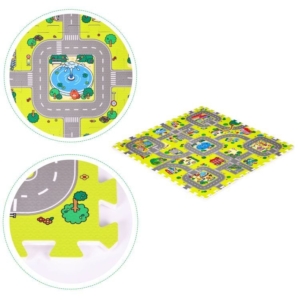 PODLOGA ZA IGRU CITY 9 ELEMENATA 90.5x90,5CM IPLAY - Slika 4