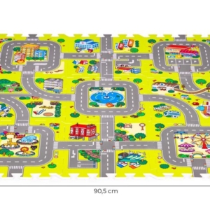 PODLOGA ZA IGRU CITY 9 ELEMENATA 90.5x90,5CM IPLAY - Slika 5