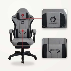 Gejmerska stolica Oblivion PHANTOM siva Gejmerska stolica Oblivion PHANTOM siva - Slika 3
