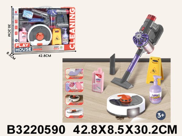 3220590-600x450 Set igračka sa štapnim i robot usisivačem, dve bočice i žutim znakom za mokar pod