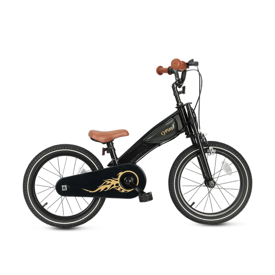 Qplay bicikl Motor 16", crni Qplay bicikl Motor 16 crni, fotografija 2