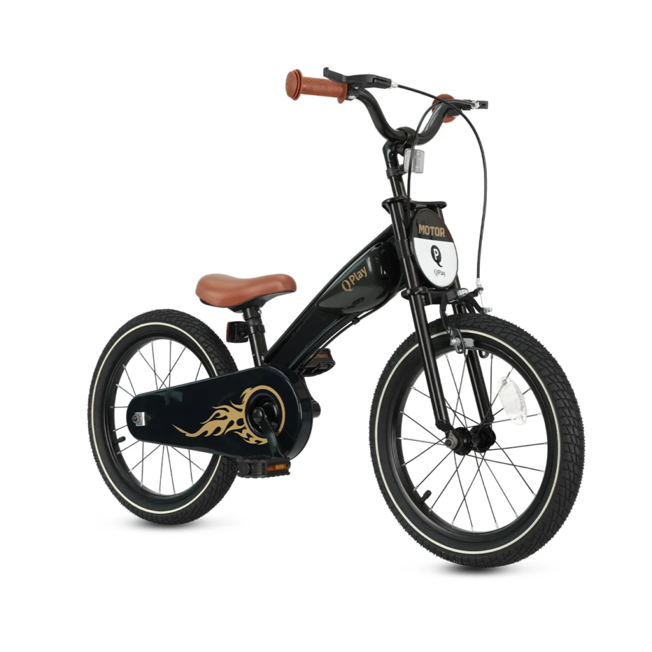 Qplay bicikl Motor 16", crni Qplay bicikl Motor 16 crni, fotografija 3