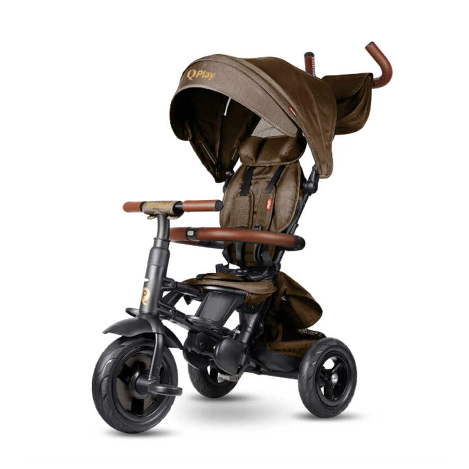 Qplay tricikl Rito Deluxe 3u1 braon Qplay tricikl Rito Deluxe 3u1 braon