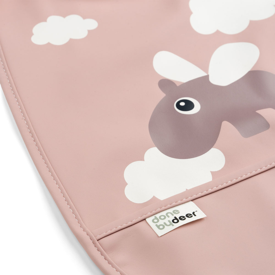 Done by Deer portikla sa čičak trakom Happy Clouds roze Done by Deer portikla sa čičak trakom Happy Clouds roze, bliži prikaz