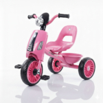 Tricikl za decu Roze "Retro" sa EVA točkovima, muzikom i svetlima