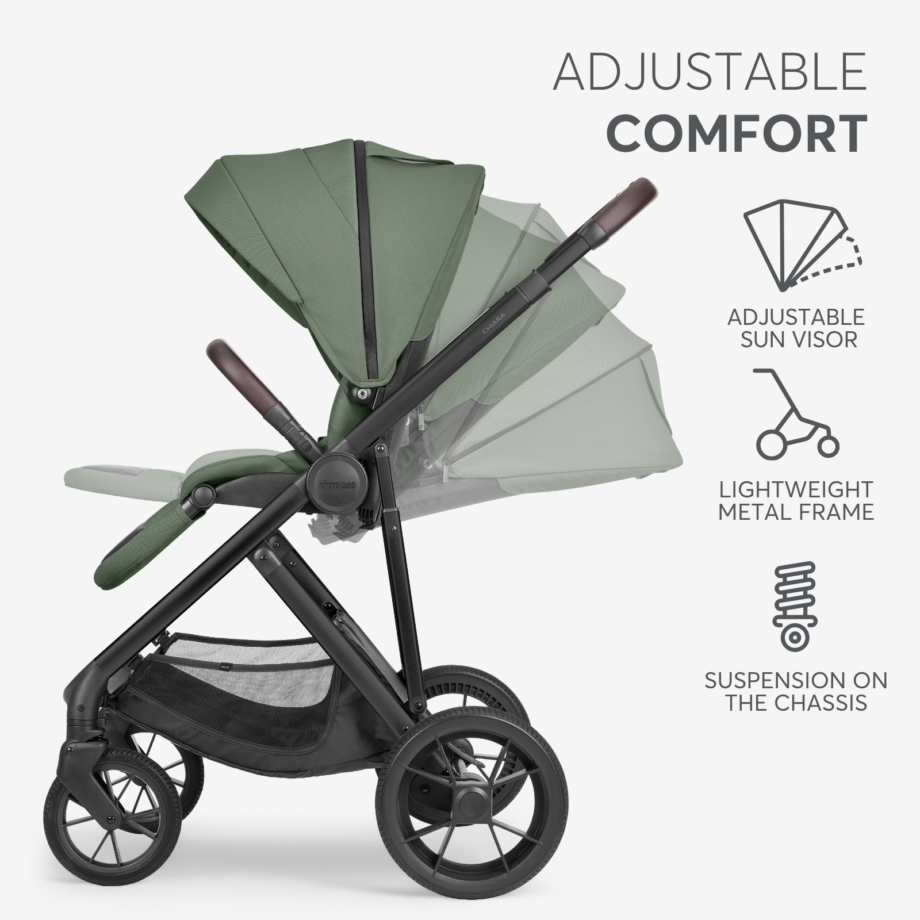 Kikka Boo Chiara 2027 kolica army green – prikaz 5