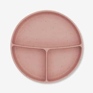 KIKKA BOO Silikonski tanjir sa pregradama i vakum osnovom Platinum Blush – prikaz 3