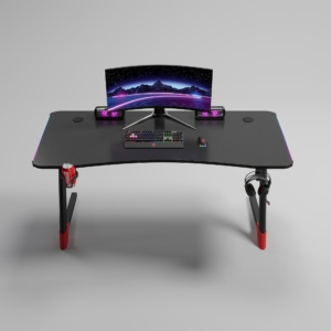 Gejmerski sto model 5 crni 120x60 cm