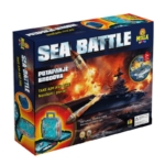 Kutija društvene igre Potapanje brodova Sea Battle sa ratnim brodom