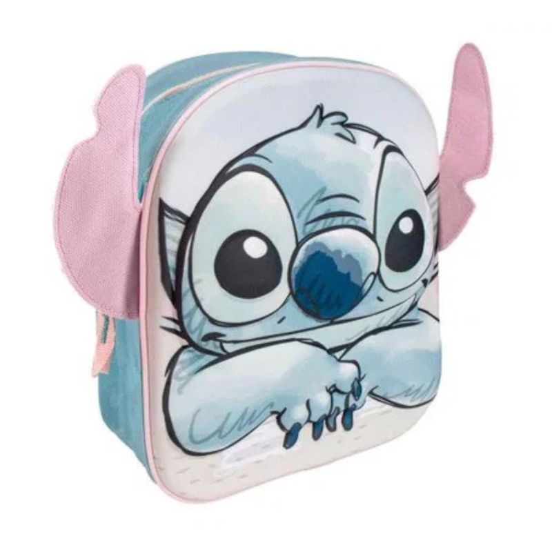Ranac Disney Stitch 30 cm Ranac Disney Stitch sa 3D motivom i ružičastim ušima na stranama