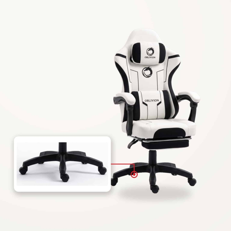 Gejmerska stolica Oblivion PHANTOM bela