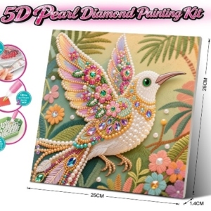 Kreativni set sa perlicama i kristalčićima – Kolibri