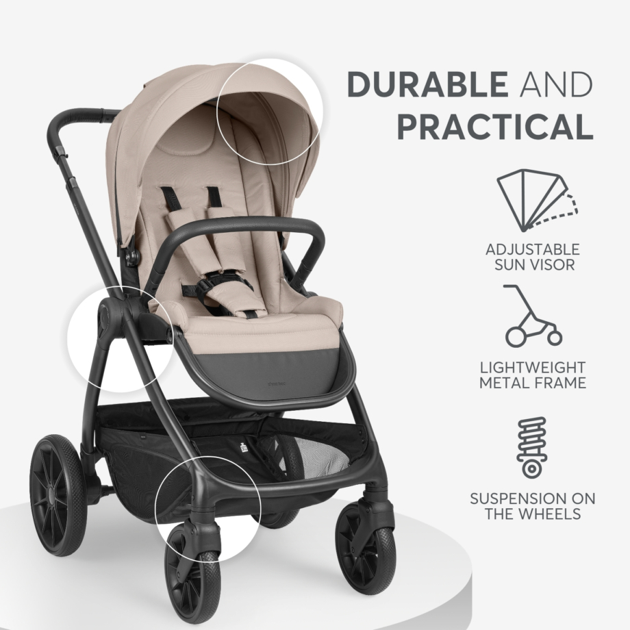 Kikka Boo Modena 2027 kolica beige – prikaz 6