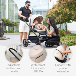 Kikka Boo Modena 2027 kolica dark grey – prikaz 4