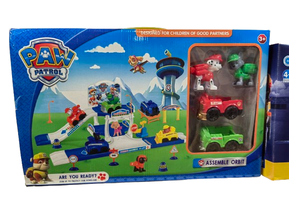 Paw Patrol garaža na dva nivoa sa likovima i vozilima iz seta
